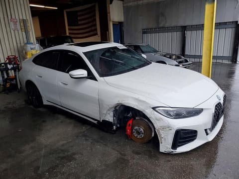 2022 Bmw 4 Series, VIN WBA63AV08NFM01555. Фото 4 з 6 з аукціону Copart. Каталог авто зі США OpenDataCar.