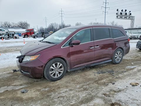 2015 Honda Odyssey, VIN 5FNRL5H6XFB100525. Фото 1 з 6 з аукціону Copart. Каталог авто зі США OpenDataCar.