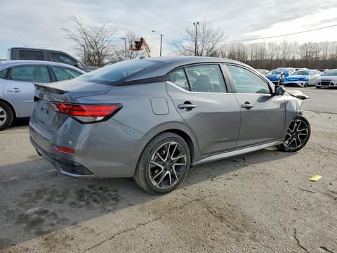 2025 Nissan Sentra, VIN 3N1AB8DV0SY407041. Фото 3 з 6 з аукціону Copart. Каталог авто зі США OpenDataCar.