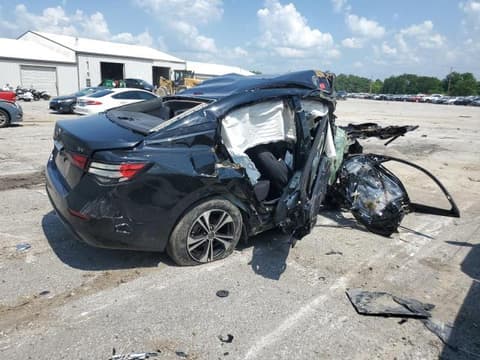 2022 Nissan Sentra, VIN 3N1AB8CV7NY289804. Фото 3 з 6 з аукціону Copart. Каталог авто зі США OpenDataCar.