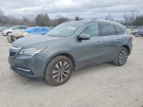 2014 Acura MDX, VIN 5FRYD4H49EB019644. Фото 1 з 6 з аукціону Copart. Каталог авто зі США OpenDataCar.