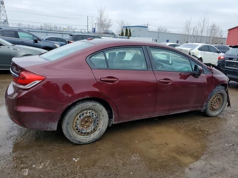 2015 Honda Civic, VIN 2HGFB2F71FH024348. Фото 3 з 6 з аукціону Copart. Каталог авто зі США OpenDataCar.