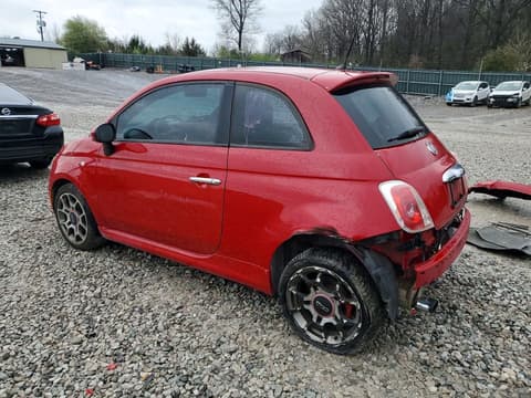 2013 Fiat 500, VIN 3C3CFFBR2DT544619. Фото 2 з 6 з аукціону Copart. Каталог авто зі США OpenDataCar.