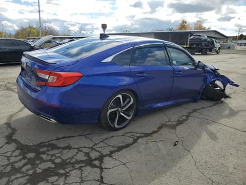 2022 Honda Accord, VIN 1HGCV1F45NA035022. Фото 3 з 6 з аукціону Copart. Каталог авто зі США OpenDataCar.