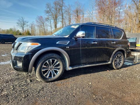 2018 Nissan Armada, VIN JN8AY2NC7JX500603. Photo 1 of 6 from Copart auction. OpenDataCar US salvage catalog.