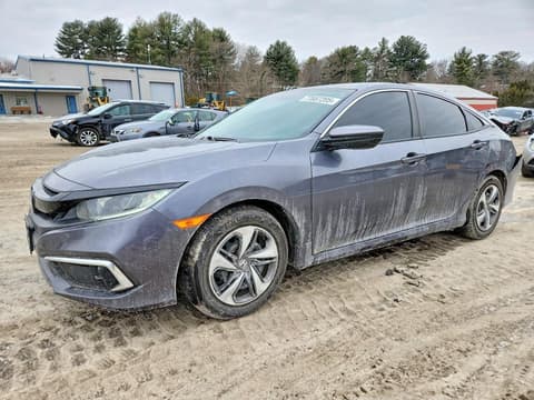 2021 Honda Civic, VIN 2HGFC2F6XMH516832. Фото 1 з 6 з аукціону Copart. Каталог авто зі США OpenDataCar.