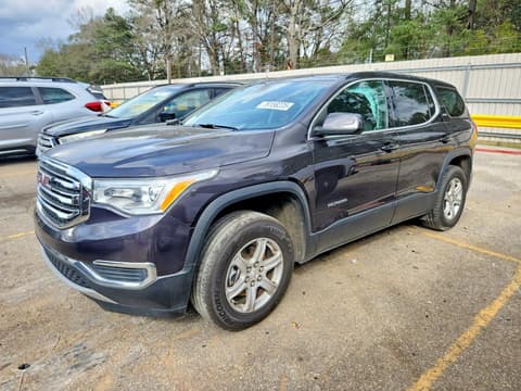 2018 Gmc Acadia, VIN 1GKKNKLA2JZ215343. Фото 1 з 6 з аукціону Copart. Каталог авто зі США OpenDataCar.