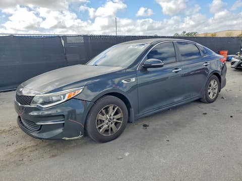 2016 Kia Optima, VIN 5XXGT4L33GG020190. Photo 1 of 6 from Copart auction. OpenDataCar US salvage catalog.