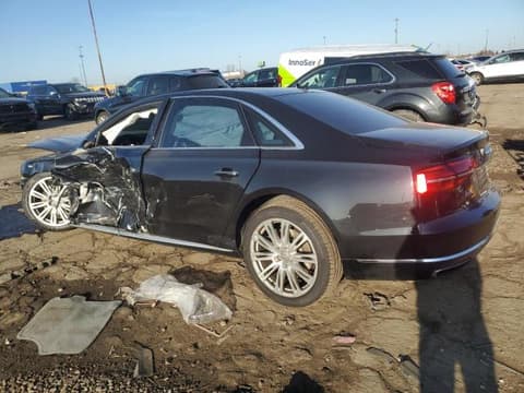 2015 Audi A8, VIN WAU32AFD2FN002607. Фото 2 из 6 с аукциона Copart. Каталог авто из США OpenDataCar.