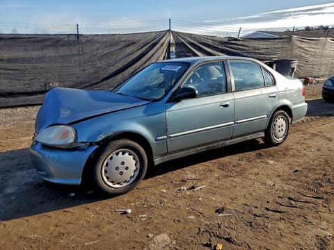 2000 Honda Civic, VIN 2HGEJ6614YH572185. Фото 1 з 6 з аукціону Copart. Каталог авто зі США OpenDataCar.