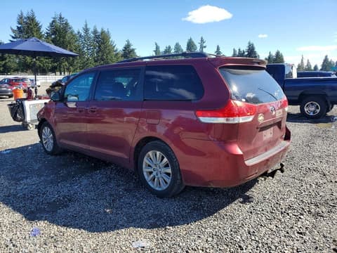 2012 Toyota Sienna, VIN 5TDJK3DCXCS038308. Фото 2 з 6 з аукціону Copart. Каталог авто зі США OpenDataCar.