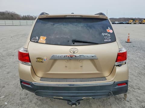 2012 Toyota Highlander, VIN 5TDZA3EH8CS018560. Фото 6 з 6 з аукціону Copart. Каталог авто зі США OpenDataCar.