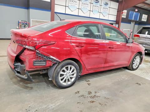 2022 Hyundai Accent, VIN 3KPC24A64NE180339. Фото 3 из 6 с аукциона Copart. Каталог авто из США OpenDataCar.