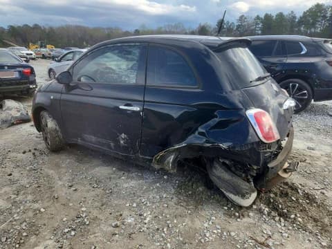 2014 Fiat 500, VIN 3C3CFFBR6ET176897. Фото 2 з 6 з аукціону Copart. Каталог авто зі США OpenDataCar.