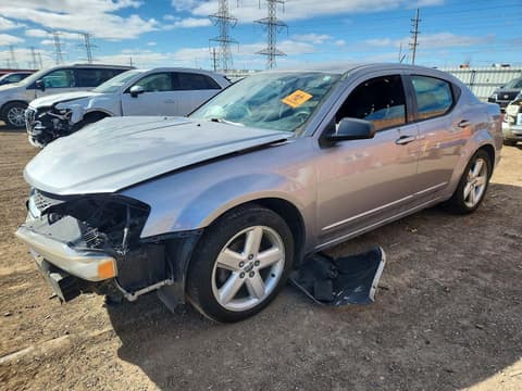 2013 Dodge Avenger, VIN 1C3CDZAB7DN713335. Фото 1 з 6 з аукціону Copart. Каталог авто зі США OpenDataCar.