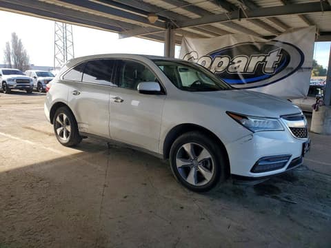 2016 Acura MDX, VIN 5FRYD3H24GB021328. Фото 4 з 6 з аукціону Copart. Каталог авто зі США OpenDataCar.