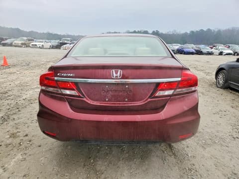 2013 Honda Civic, VIN 19XFB2F51DE205567. Фото 6 из 6 с аукциона Copart. Каталог авто из США OpenDataCar.