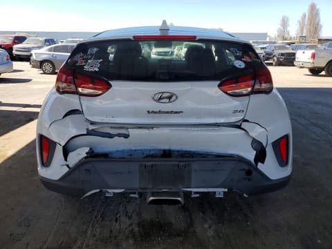 2019 Hyundai Veloster, VIN KMHTG6AF4KU003845. Photo 6 of 6 from Copart auction. OpenDataCar US salvage catalog.