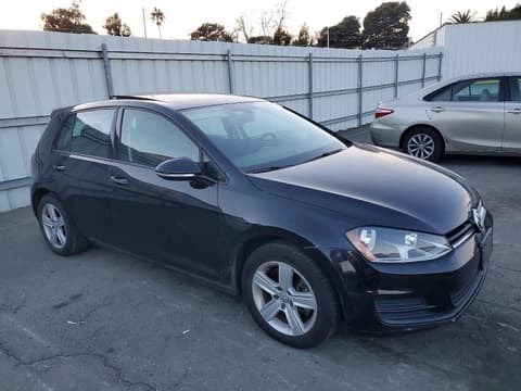 2017 Volkswagen Golf, VIN 3VW217AU5HM014191. Фото 4 з 6 з аукціону Copart. Каталог авто зі США OpenDataCar.