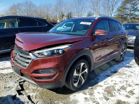2016 Hyundai Tucson, VIN KM8J3CA29GU165752. Фото 1 з 6 з аукціону Copart. Каталог авто зі США OpenDataCar.