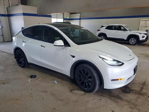 2021 Tesla Model Y, VIN 5YJYGDEE8MF253181. Фото 4 з 6 з аукціону Copart. Каталог авто зі США OpenDataCar.