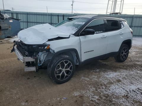 2024 Jeep Compass, VIN 3C4NJDCN7RT110285. Фото 1 из 6 с аукциона Copart. Каталог авто из США OpenDataCar.