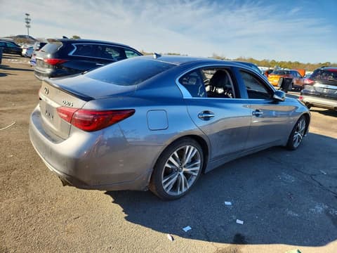 2019 Infiniti Q50, VIN JN1EV7ARXKM555016. Фото 3 з 6 з аукціону Copart. Каталог авто зі США OpenDataCar.