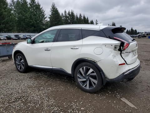 2018 Nissan Murano, VIN 5N1AZ2MH2JN175579. Фото 2 из 6 с аукциона Copart. Каталог авто из США OpenDataCar.