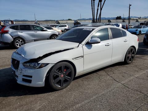 2017 Jaguar XE, VIN SAJAD4BG1HA968948. Photo 1 of 6 from Copart auction. OpenDataCar US salvage catalog.