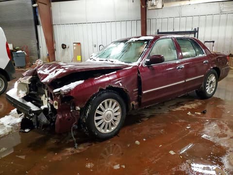 2009 Mercury Grand Marquis, VIN 2MEHM75V09X609543. Фото 1 з 6 з аукціону Copart. Каталог авто зі США OpenDataCar.