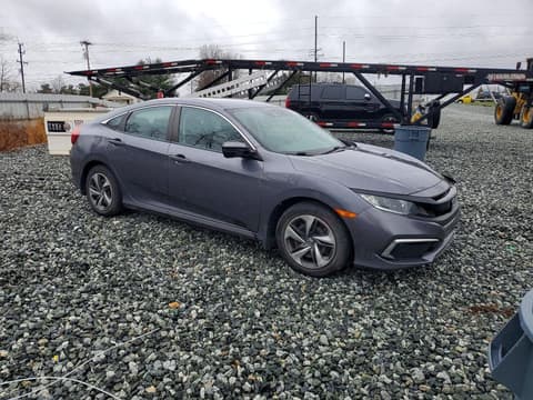 2020 Honda Civic, VIN 2HGFC2F65LH531981. Фото 4 з 6 з аукціону Copart. Каталог авто зі США OpenDataCar.