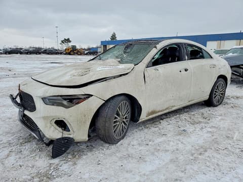 2025 Mercedes-benz CLA-Class, VIN W1K5J4HB9SN515543. Фото 1 з 6 з аукціону Copart. Каталог авто зі США OpenDataCar.