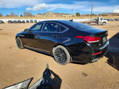 2018 Genesis G80, VIN KMHGN4JB7JU222225. Фото 2 з 6 з аукціону Copart. Каталог авто зі США OpenDataCar.