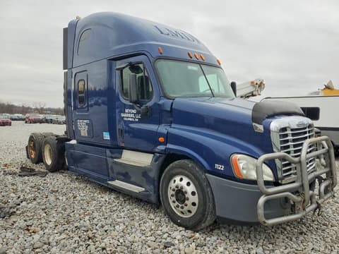 2014 Freightliner Cascadia, VIN 3AKJGLD67ESFP1281. Photo 1 of 6 from Copart auction. OpenDataCar US salvage catalog.