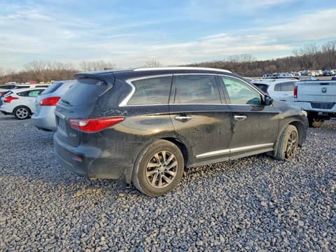 2014 Infiniti QX60, VIN 5N1AL0MM1EC523392. Zdjęcie 3 z 6 z aukcji Copart. Katalog aut z USA OpenDataCar.