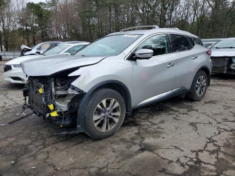2016 Nissan Murano, VIN 5N1AZ2MG2GN139066. Фото 1 з 6 з аукціону Copart. Каталог авто зі США OpenDataCar.