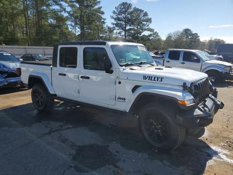 2021 Jeep Gladiator, VIN 1C6HJTAG2ML584328. Photo 4 of 6 from Copart auction. OpenDataCar US salvage catalog.