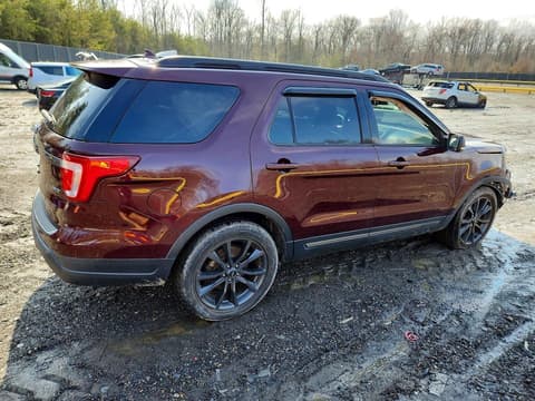 2018 Ford Explorer, VIN 1FM5K8D87JGB52621. Zdjęcie 3 z 6 z aukcji Copart. Katalog aut z USA OpenDataCar.