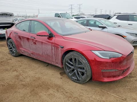 2024 Tesla Model S, VIN 5YJSA1E54RF537050. Фото 4 из 6 с аукциона Copart. Каталог авто из США OpenDataCar.