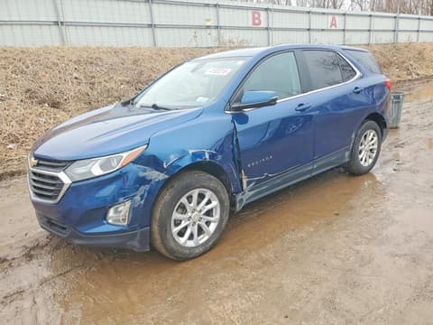 2019 Chevrolet Equinox, VIN 2GNAXJEV7K6254624. Фото 1 з 6 з аукціону Copart. Каталог авто зі США OpenDataCar.
