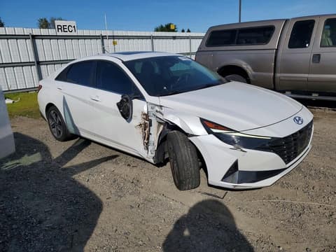 2021 Hyundai Elantra, VIN 5NPLN4AG6MH023843. Photo 4 of 6 from Copart auction. OpenDataCar US salvage catalog.