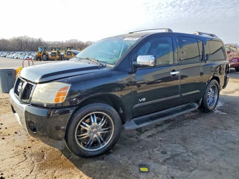 2007 Nissan Armada, VIN 5N1BA08AX7N714035. Photo 1 of 6 from Copart auction. OpenDataCar US salvage catalog.