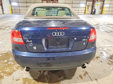 2006 Audi A4, VIN WAUAC48HX6K011174. Фото 6 из 6 с аукциона Copart. Каталог авто из США OpenDataCar.