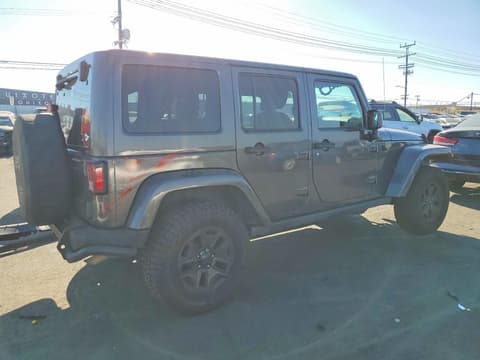2016 Jeep Wrangler Unlimited, VIN 1C4BJWEG4GL248114. Фото 3 з 6 з аукціону Copart. Каталог авто зі США OpenDataCar.