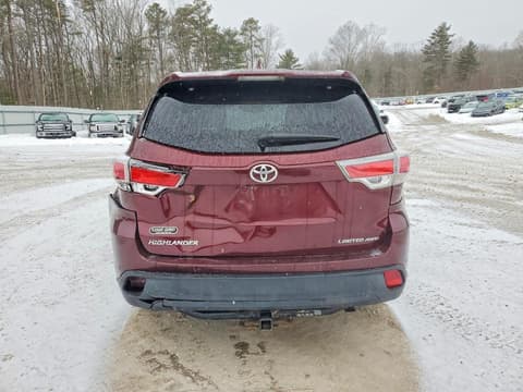 2015 Toyota Highlander, VIN 5TDDKRFH5FS087476. Фото 6 з 6 з аукціону Copart. Каталог авто зі США OpenDataCar.