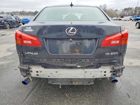 2007 Lexus IS 250, VIN JTHBK262872056692. Фото 6 з 6 з аукціону Copart. Каталог авто зі США OpenDataCar.