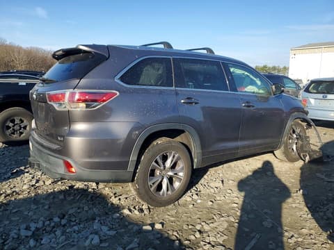 2014 Toyota Highlander, VIN 5TDKKRFH0ES035498. Фото 3 з 6 з аукціону Copart. Каталог авто зі США OpenDataCar.