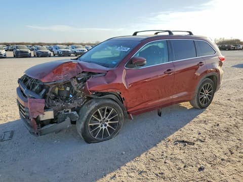 2017 Toyota Highlander, VIN 5TDKZRFH0HS508302. Zdjęcie 1 z 6 z aukcji Copart. Katalog aut z USA OpenDataCar.