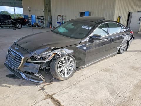2018 Genesis G80, VIN KMHGN4JE2JU280592. Фото 1 з 6 з аукціону Copart. Каталог авто зі США OpenDataCar.