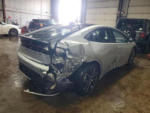 2024 Toyota Prius, VIN JTDADABU1R3024835. Фото 3 з 6 з аукціону Copart. Каталог авто зі США OpenDataCar.